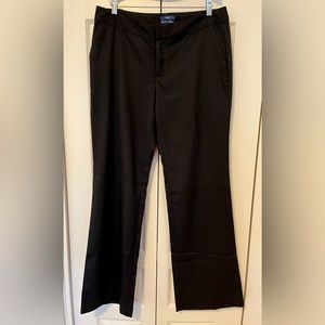 GAP Aubrey Stretch Womens Black Dress Pants 12L Tall Workwear